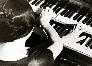 Wanda Landowska au clavecin